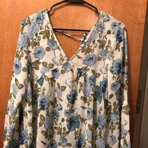 Mossimo supply co. floral top